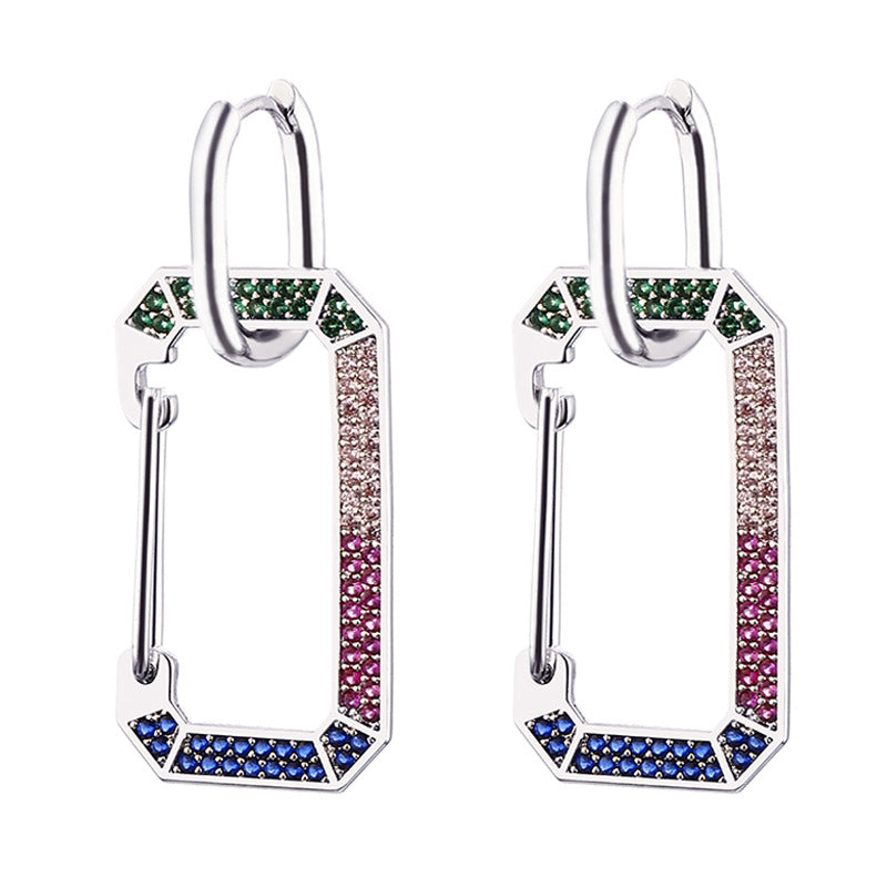Wholesale Copper Zirconium Alloy Earrings